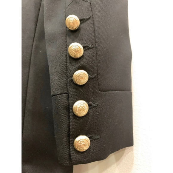 New Balmain H&M Button Down Long Blazer - Picture 4 of 5